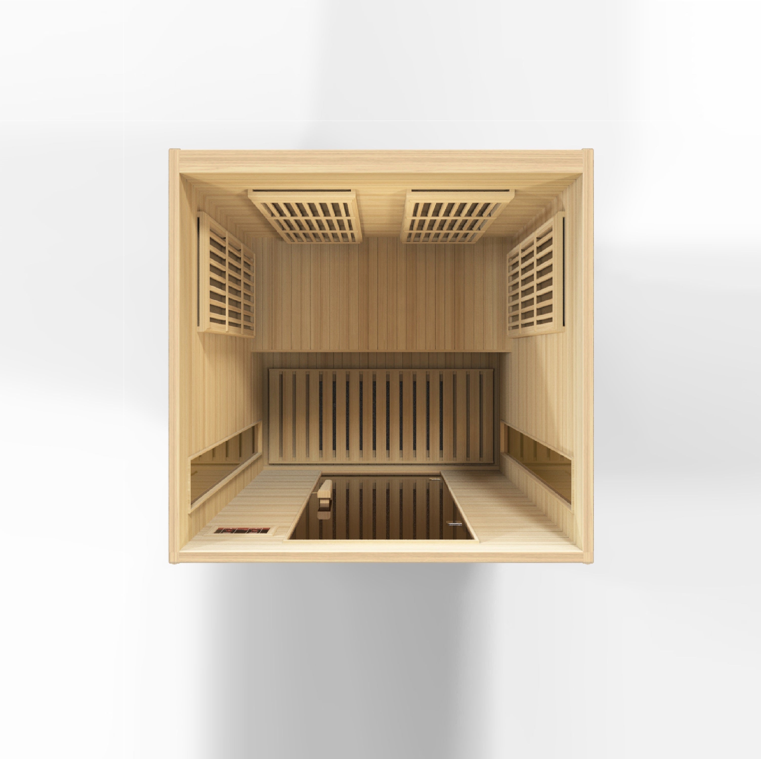 Maxxus 2-Person Low EMF (Between 5-10 MG) FAR Infrared Sauna (Canadian Hemlock)