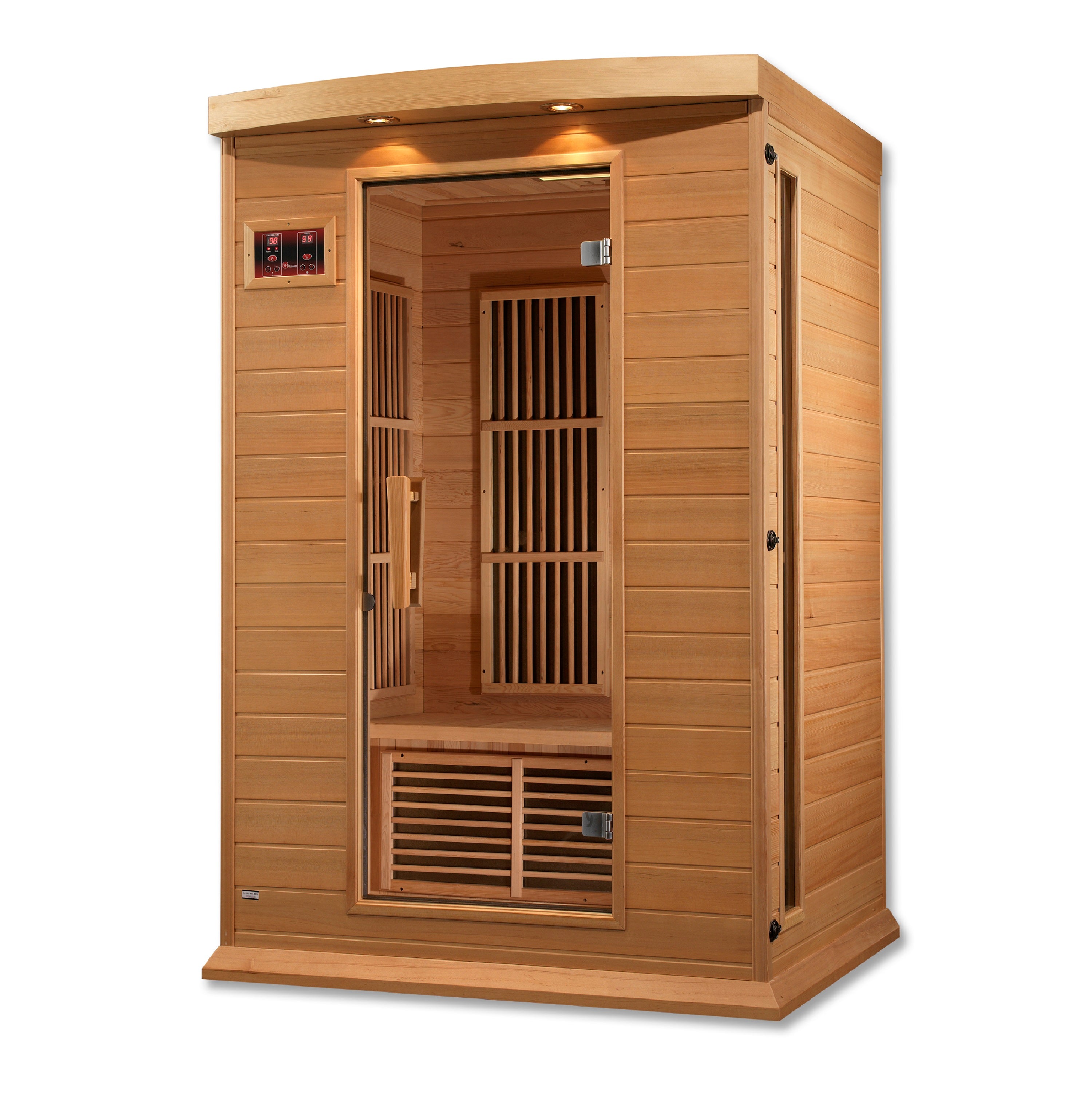 Maxxus 2-Person Low EMF (Between 5-10 MG) FAR Infrared Sauna (Canadian Hemlock)