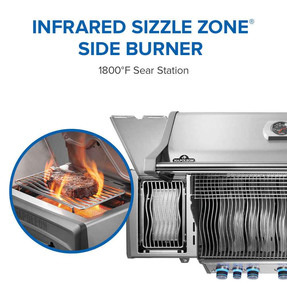 Napoleon Rogue PRO‑S 625 RSIB with Infrared Side and Rear Burners