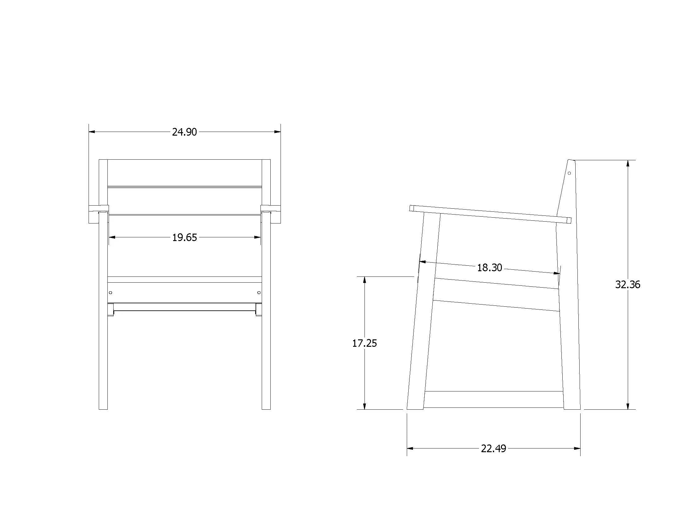 Sunrise Coast Modern Dining Arm Chair