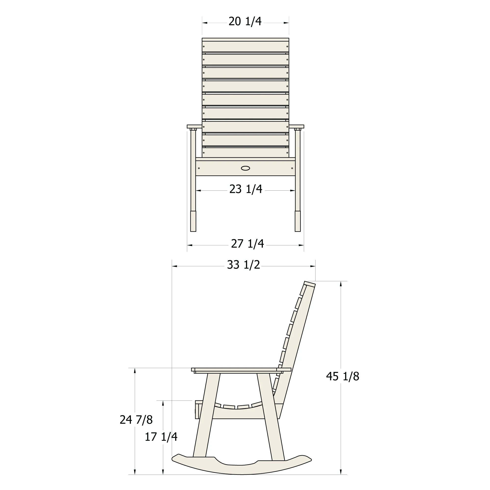 Sunrise Coast Rocking Chair