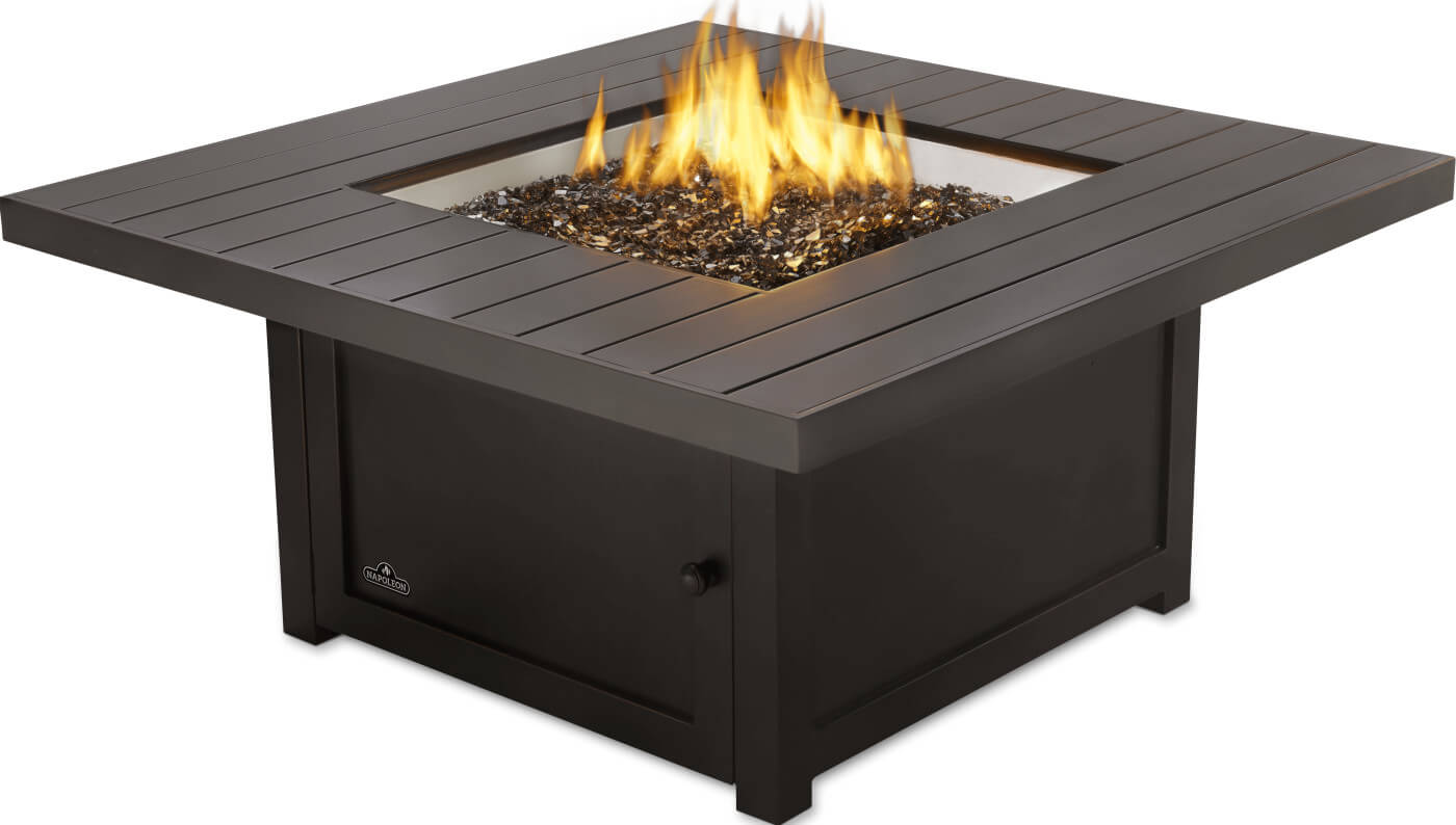 Patio Elegance St. Tropez Fire Table – Square Patioflame Table