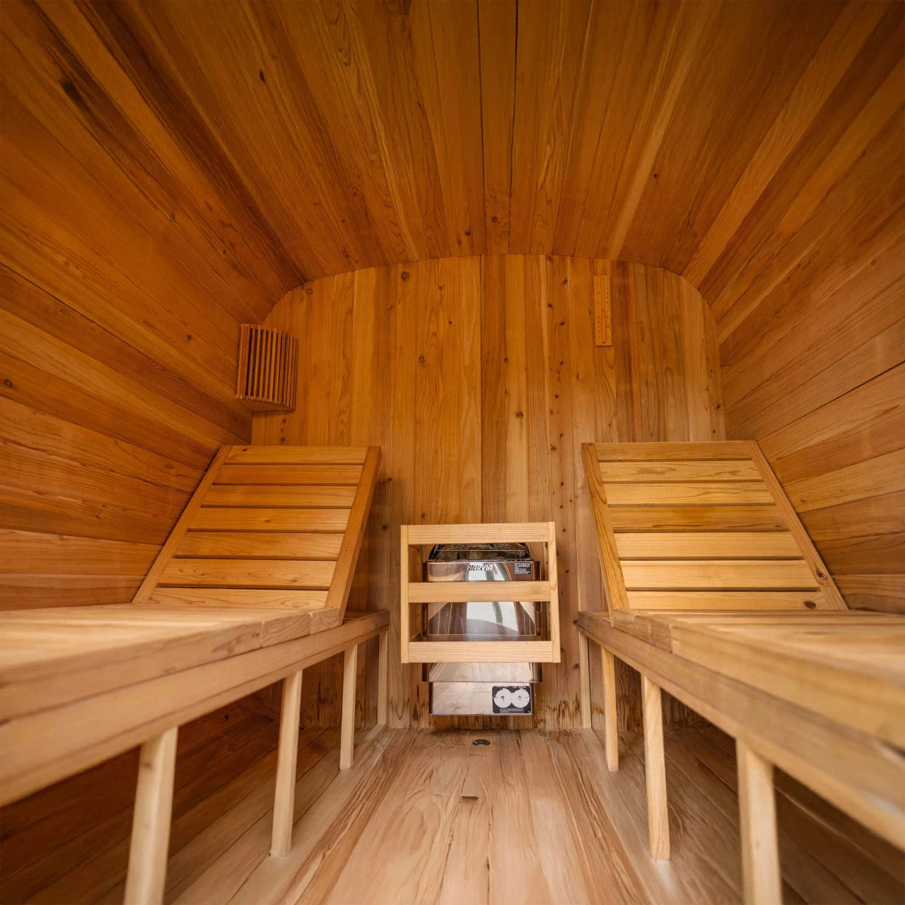 Arnica Rustic Cedar Square Sauna – 6 Person