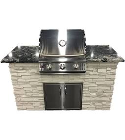 5' Traditional Grill Island
