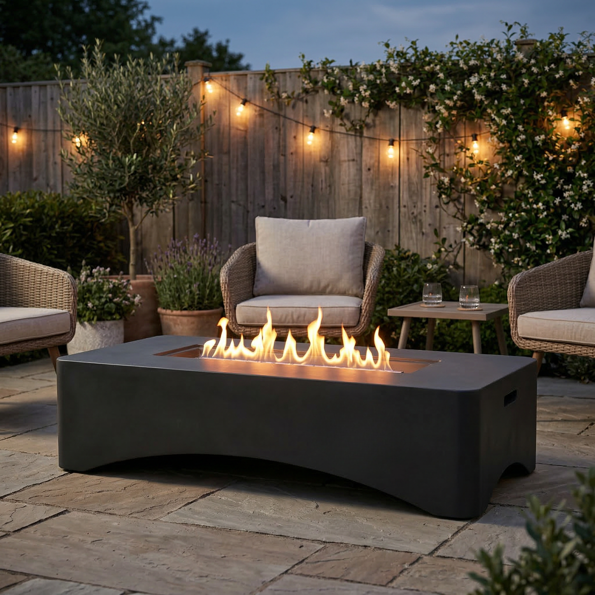 56" Propane Fire Pit Table