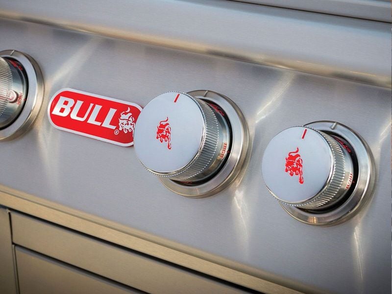 Bull Brahma 38-Inch 5-Burner Built-In Gas Grill With Rear Infrared Burner & Rotisserie Kit