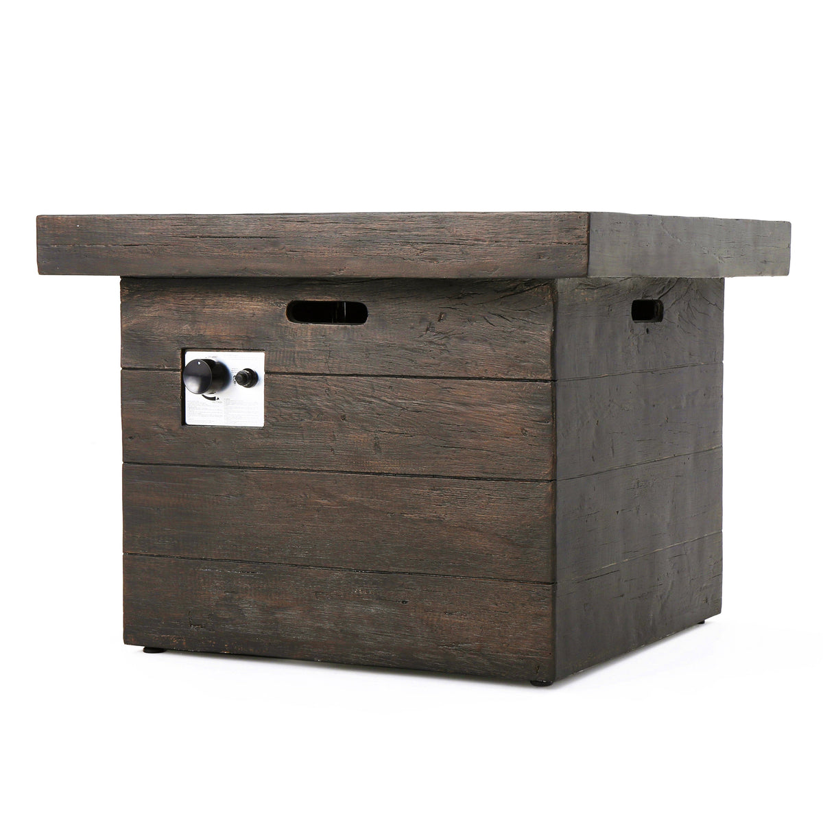 Anchorage 32" Wood Square MGO Fire Pit
