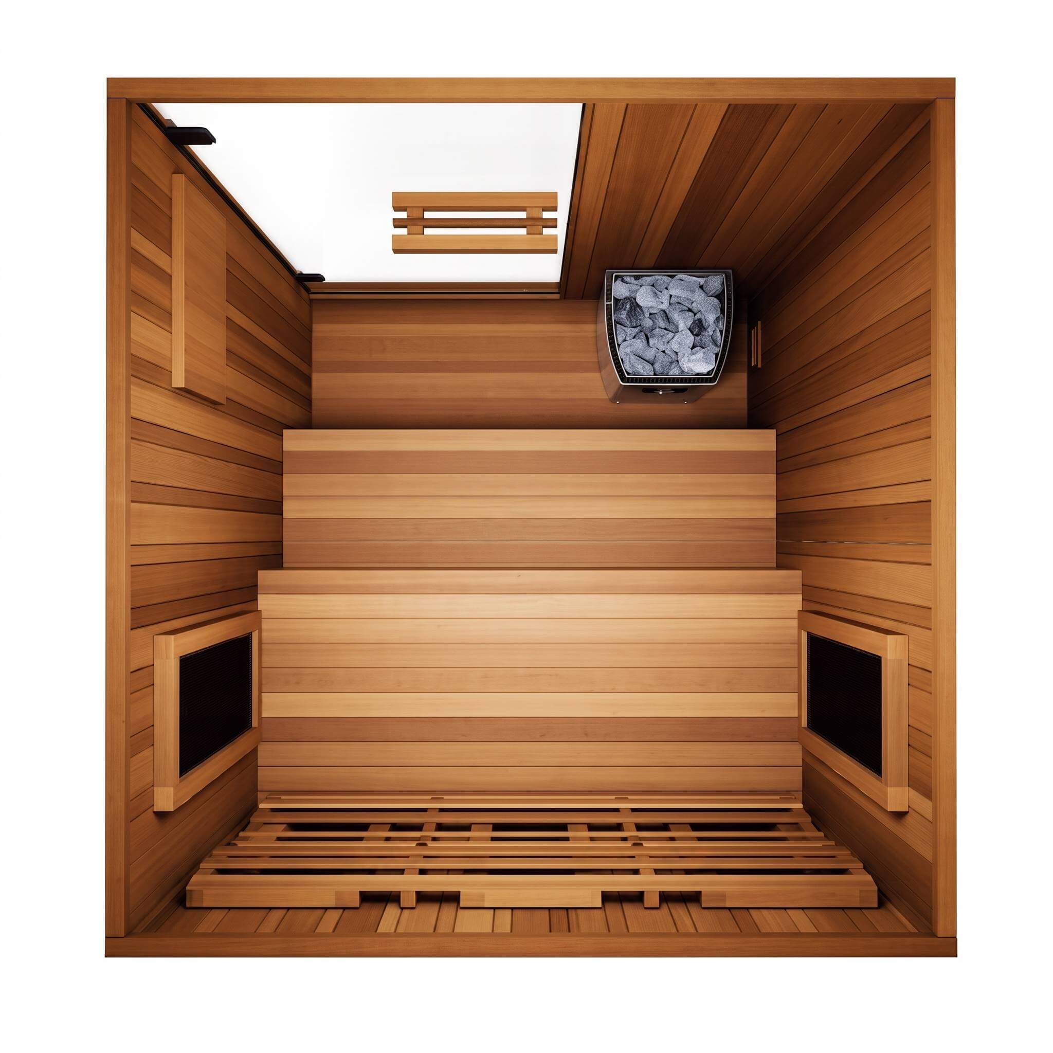 Finnmark FD-4 Trinity 2-Person Home Infrared & Steam Sauna Combo [FD-KN004]