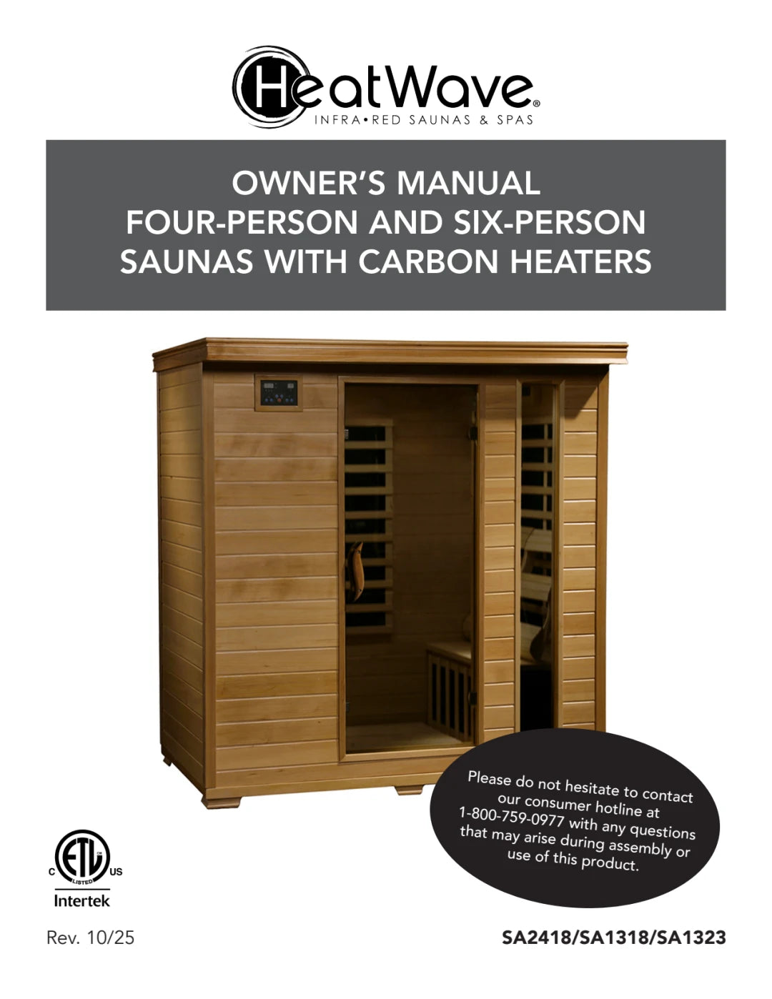 Monticello 4-Person Hemlock Infrared Sauna with 9 Carbon Heaters