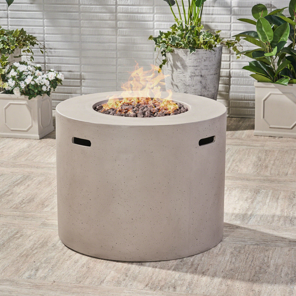31" Round MGO Fire Pit - 40,000 BTU