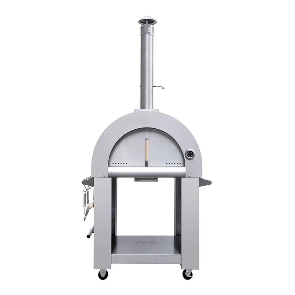 KoKoMo Grills Premium 32-Inch Stainless Steel Wood Fired Pizza Oven [KO-PIZZAOVEN] (SAK92618)