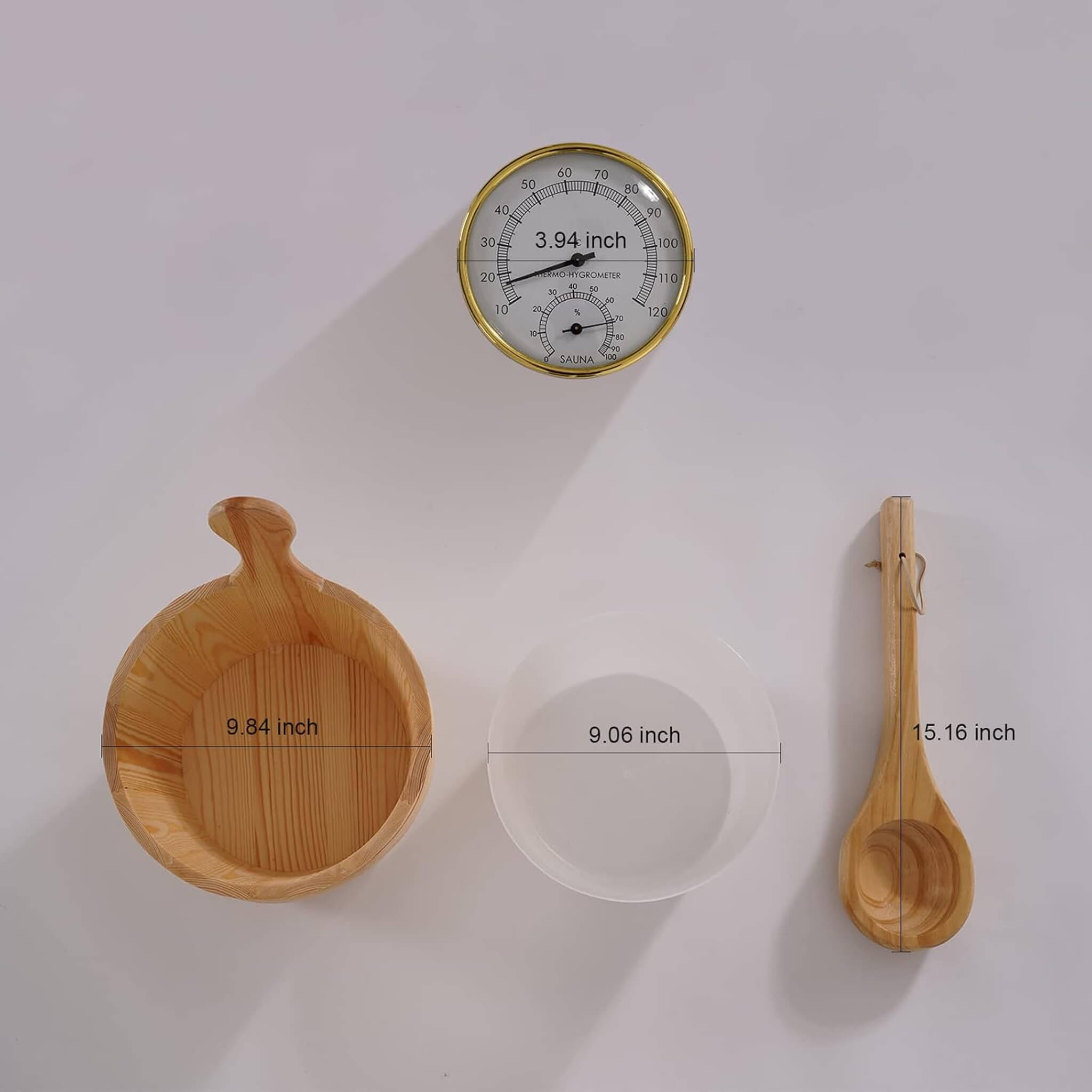 Thermora Haven Outdoor Pinewood Barrel Sauna Kit