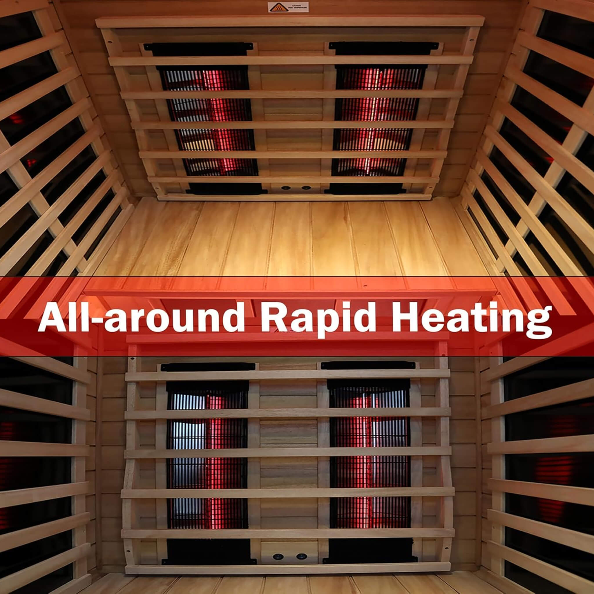 Thermora Deluxe 2-Person Outdoor Mahogany Sauna