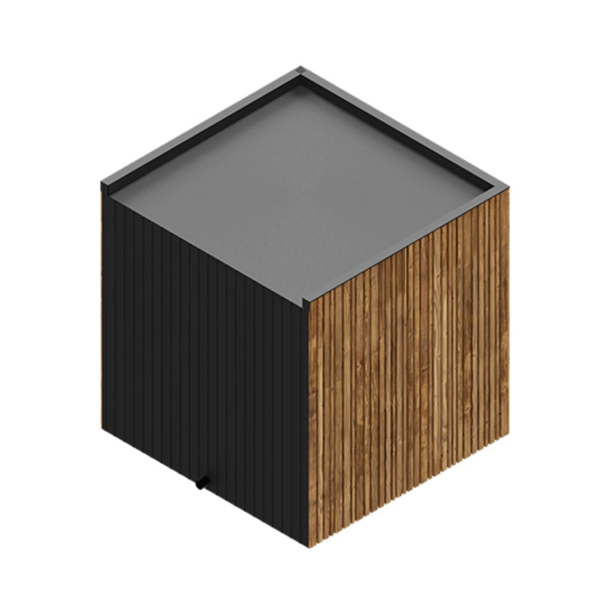 ThermaSol Fortis Fully-Assembled 4-Person Outdoor Sauna Cabin [Made-To-Order] [14-FORTIS] (SAK35896)