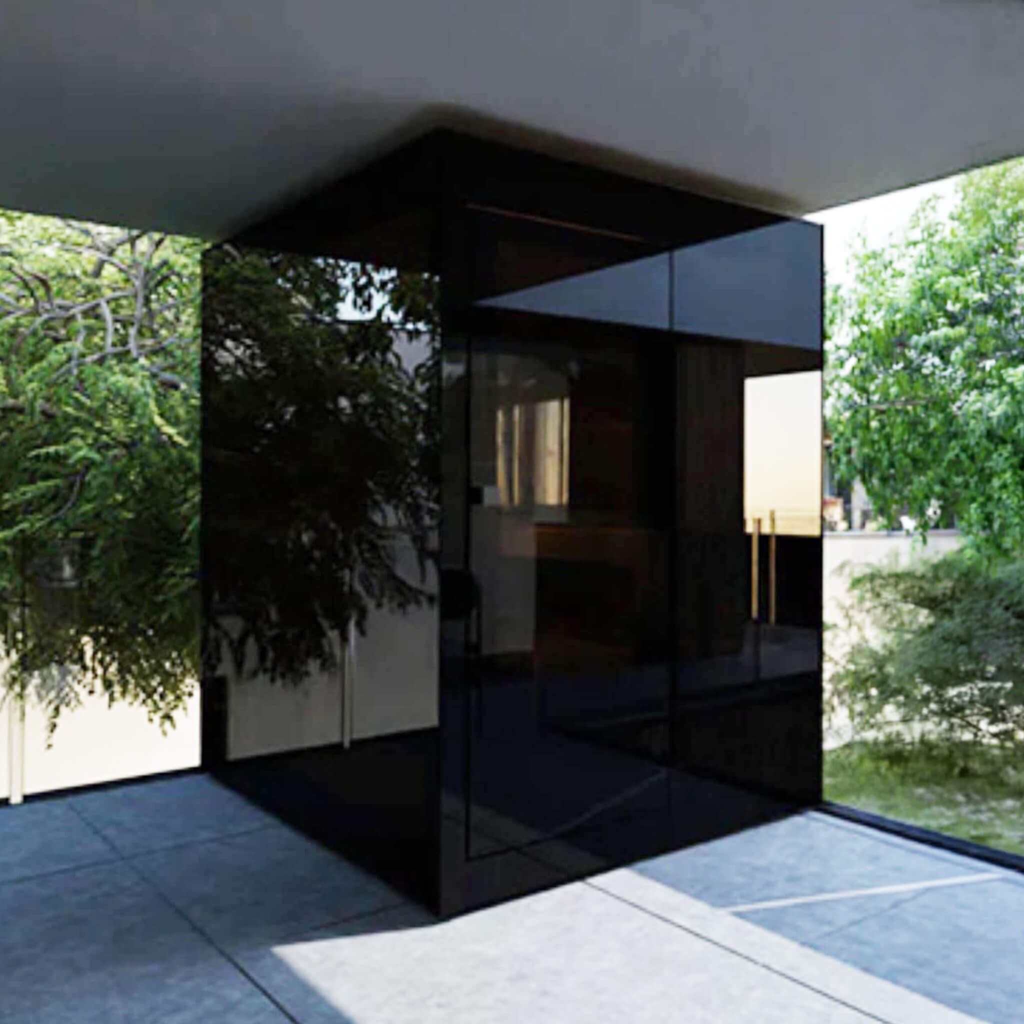 ThermaSol Vera 3-Person Fully-Assembled Outdoor Sauna Cabin [Made-To-Order] [14-VERADL/R] (SAK30752)