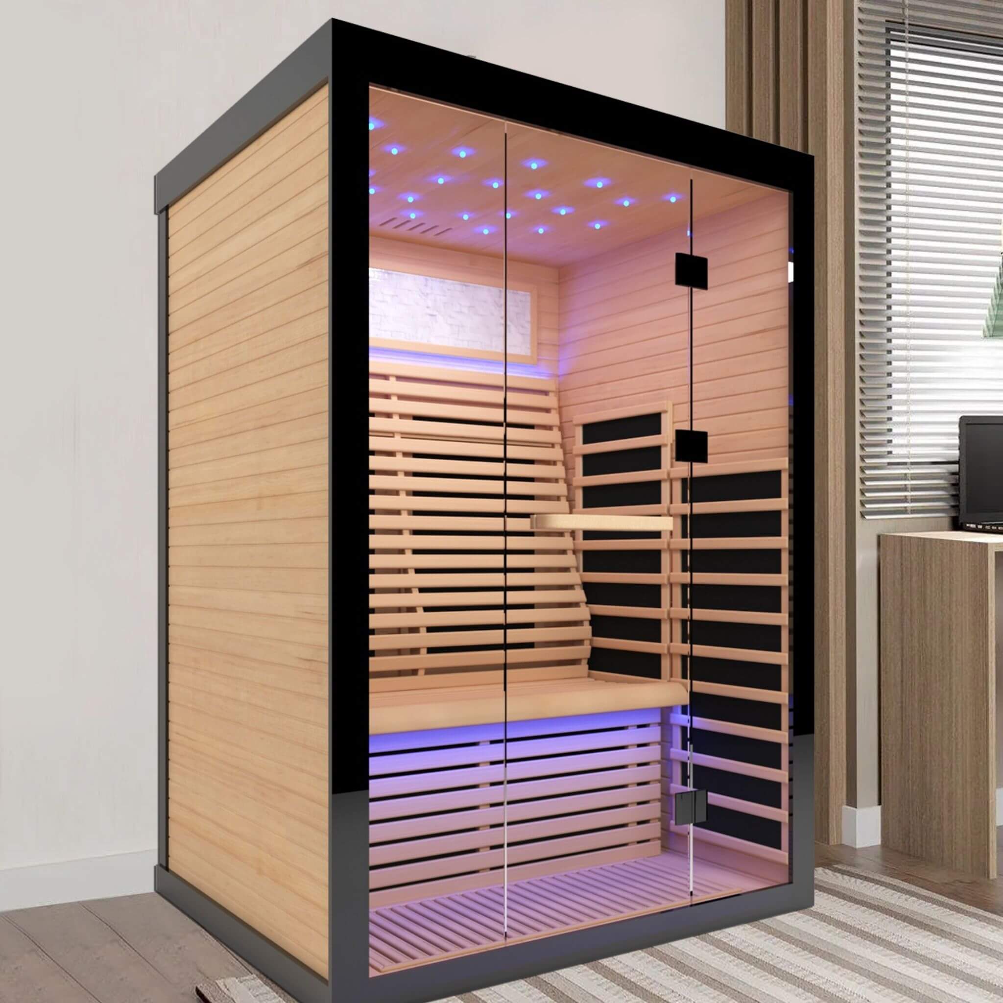 Thermora Vapor Luxury 2-Person Outdoor Far Infrared Sauna | Canadian Hemlock | 2160W (SAK56874)