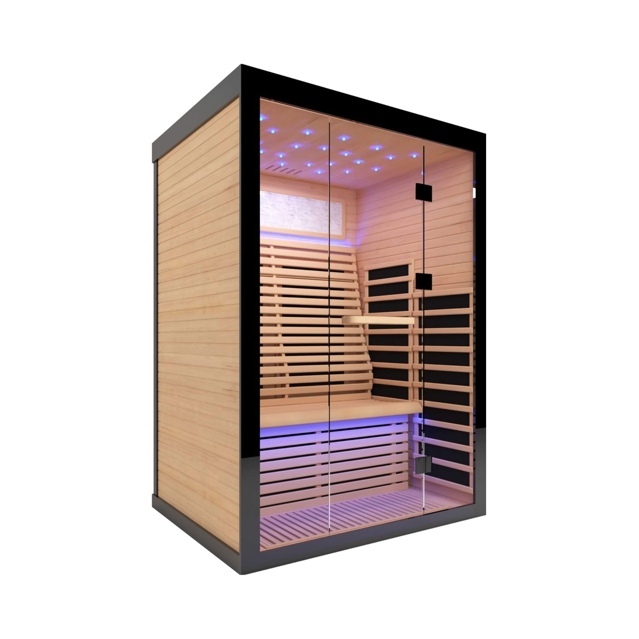 Thermora Vapor Luxury 2-Person Outdoor Far Infrared Sauna | Canadian Hemlock | 2160W (SAK56874)